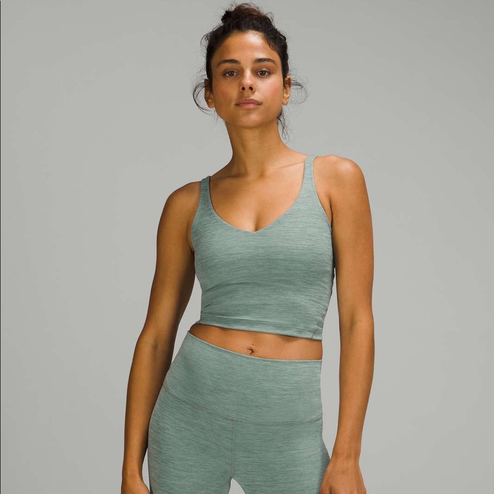Lululemon Align Tank Top - Heathered Tidewater Teal / Sage Green Size 6